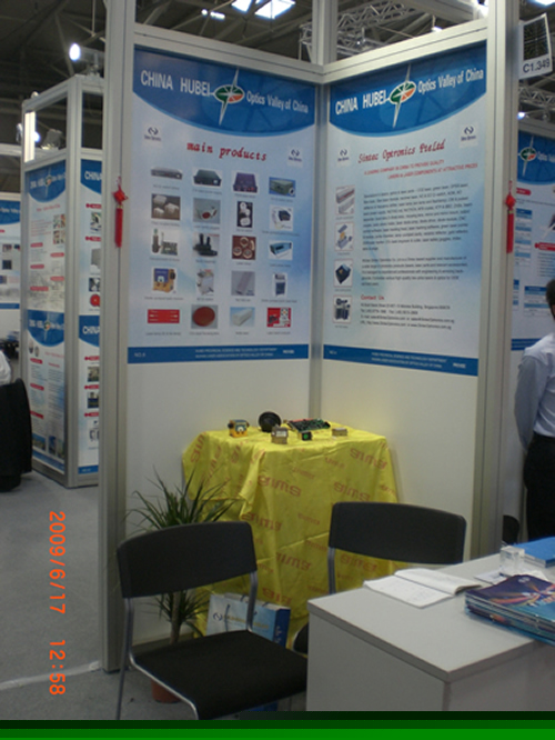 参加2009德国慕尼黑激光展